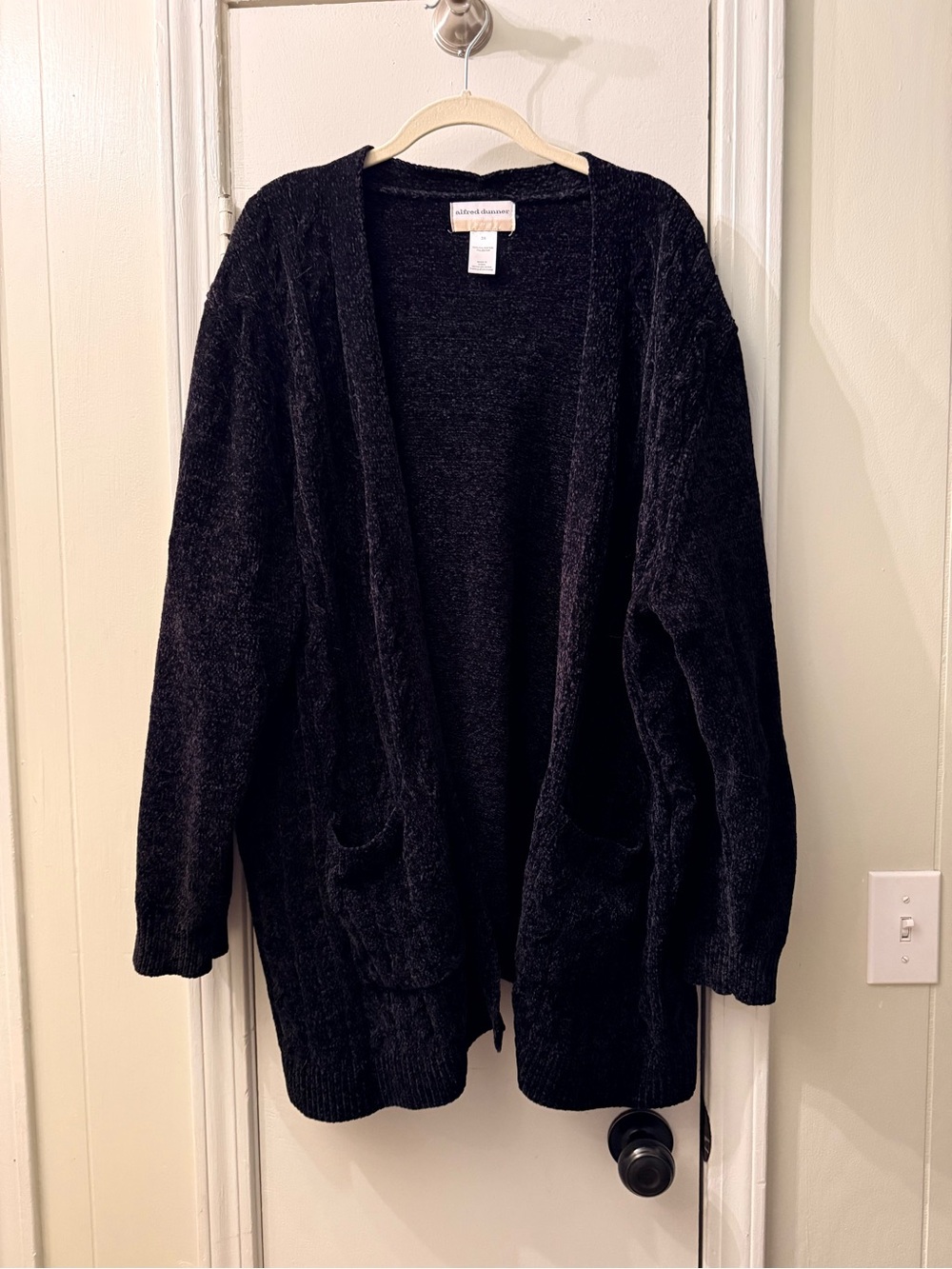Alfred Dunner chenille open cardigan sweater 3X bundle of 4 - Picture 2 of 9